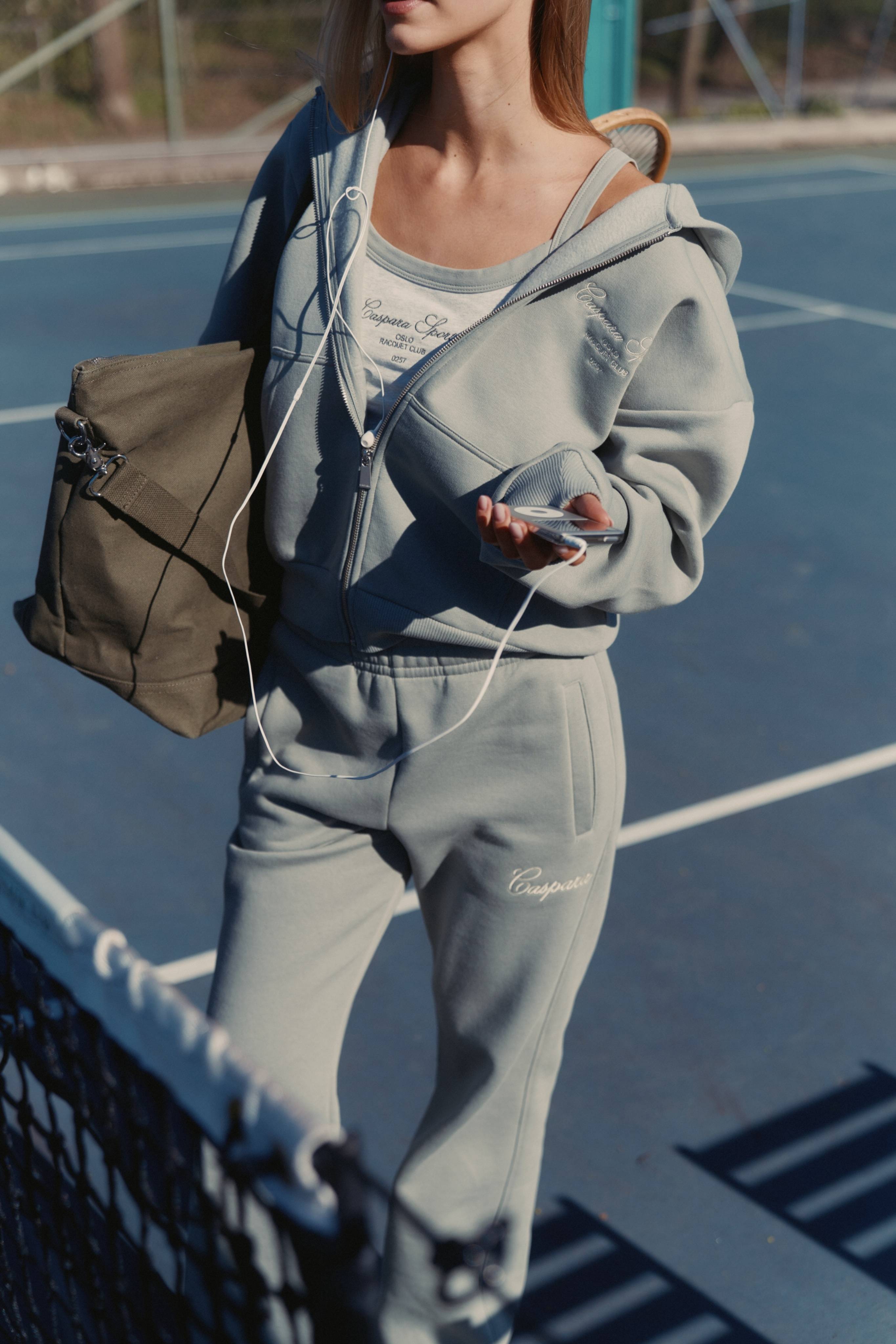 W. Racquet Club Zip Hoodie - Dark Olive